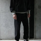 TUKI/cotton long john mix gray rib