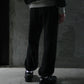 TUKI/cotton long john mix gray rib