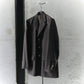 BISOWN/SHEER WOOL UNCON JACKET BROWN