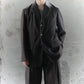 BISOWN/SHEER WOOL UNCON JACKET BROWN