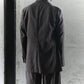 BISOWN/SHEER WOOL UNCON JACKET BROWN