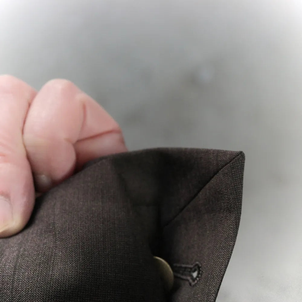 BISOWN/SHEER WOOL UNCON JACKET BROWN