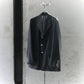 BISOWN/SHEER WOOL UNCON JACKET NAVY
