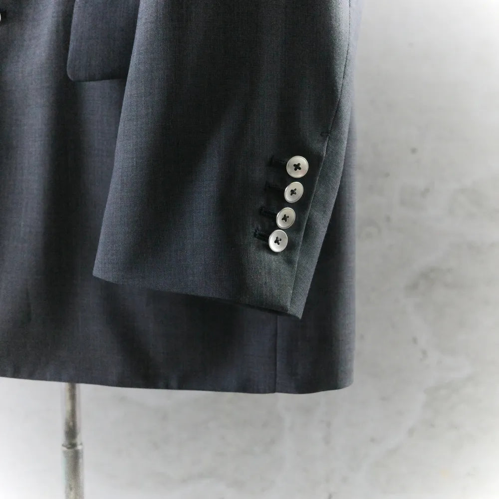 BISOWN/SHEER WOOL UNCON JACKET NAVY