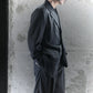 BISOWN/SHEER WOOL UNCON JACKET NAVY