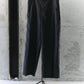 BISOWN/SHEER WOOL PLEATSTUCK SLACKS NAVY
