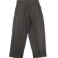 BISOWN/SHEER WOOL PLEATSTUCK SLACKS BROWN