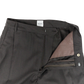 BISOWN/SHEER WOOL PLEATSTUCK SLACKS BROWN