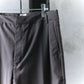 BISOWN/SHEER WOOL PLEATSTUCK SLACKS BROWN
