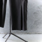 BISOWN/SHEER WOOL PLEATSTUCK SLACKS BROWN