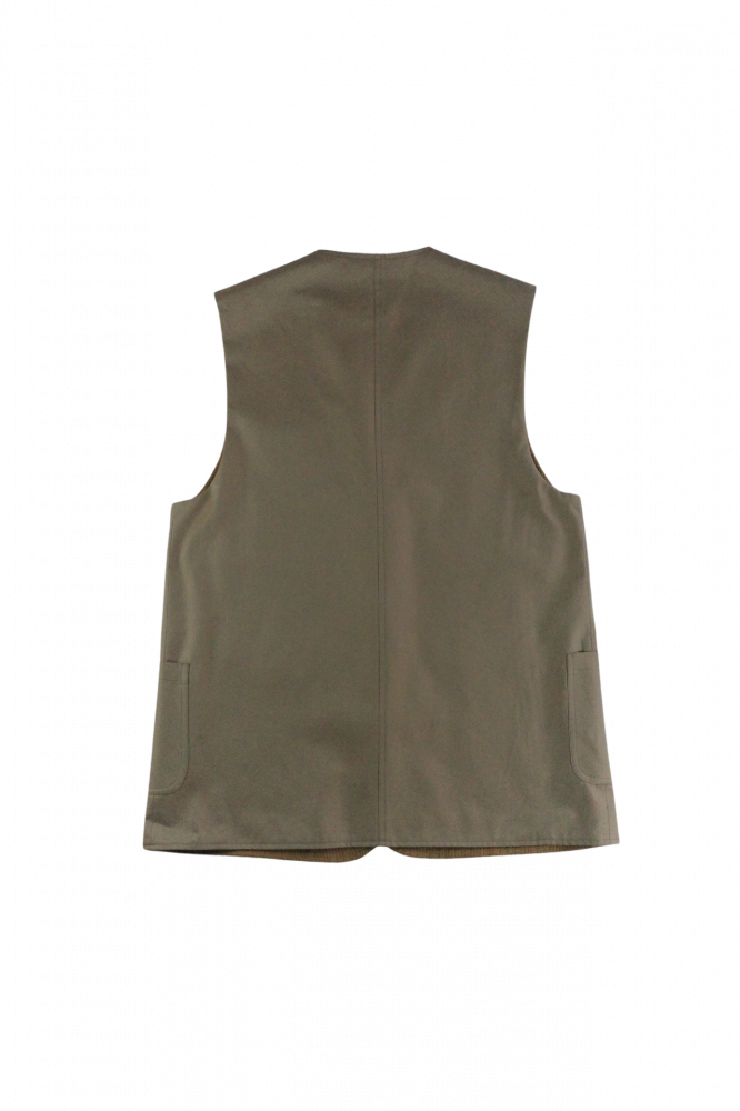 BISOWN/CHINO CLOTH×KARAMI REVERSIBLE VEST BG