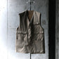 BISOWN/CHINO CLOTH×KARAMI REVERSIBLE VEST BG