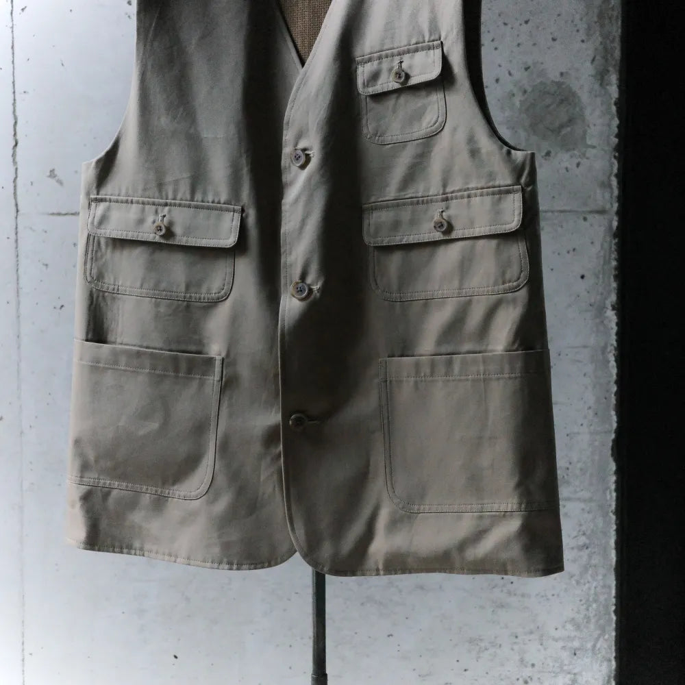 BISOWN/CHINO CLOTH×KARAMI REVERSIBLE VEST BG