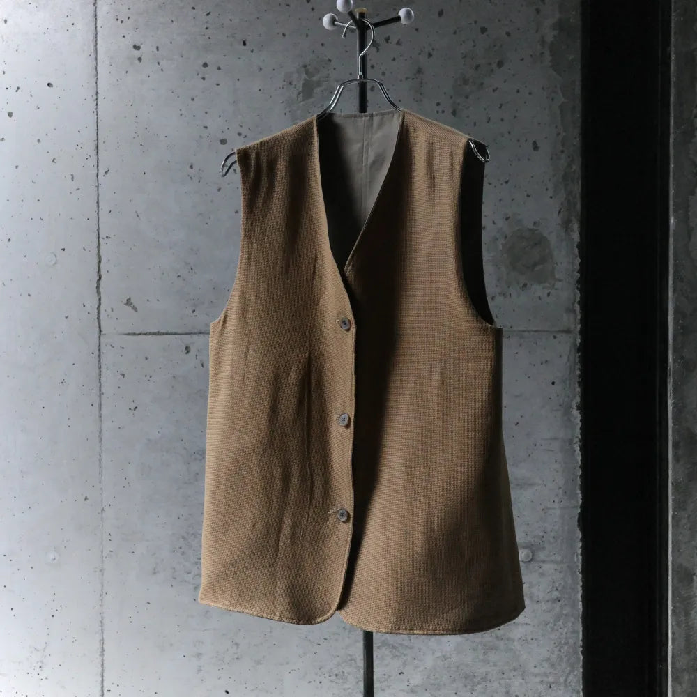 BISOWN/CHINO CLOTH×KARAMI REVERSIBLE VEST BG