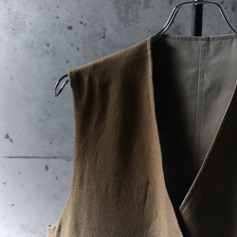 BISOWN/CHINO CLOTH×KARAMI REVERSIBLE VEST BG