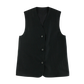 BISOWN/CHINO CLOTH×KARAMI REVERSIBLE VEST BK