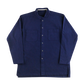 TOHNAI/COLLARLESS SHIRT