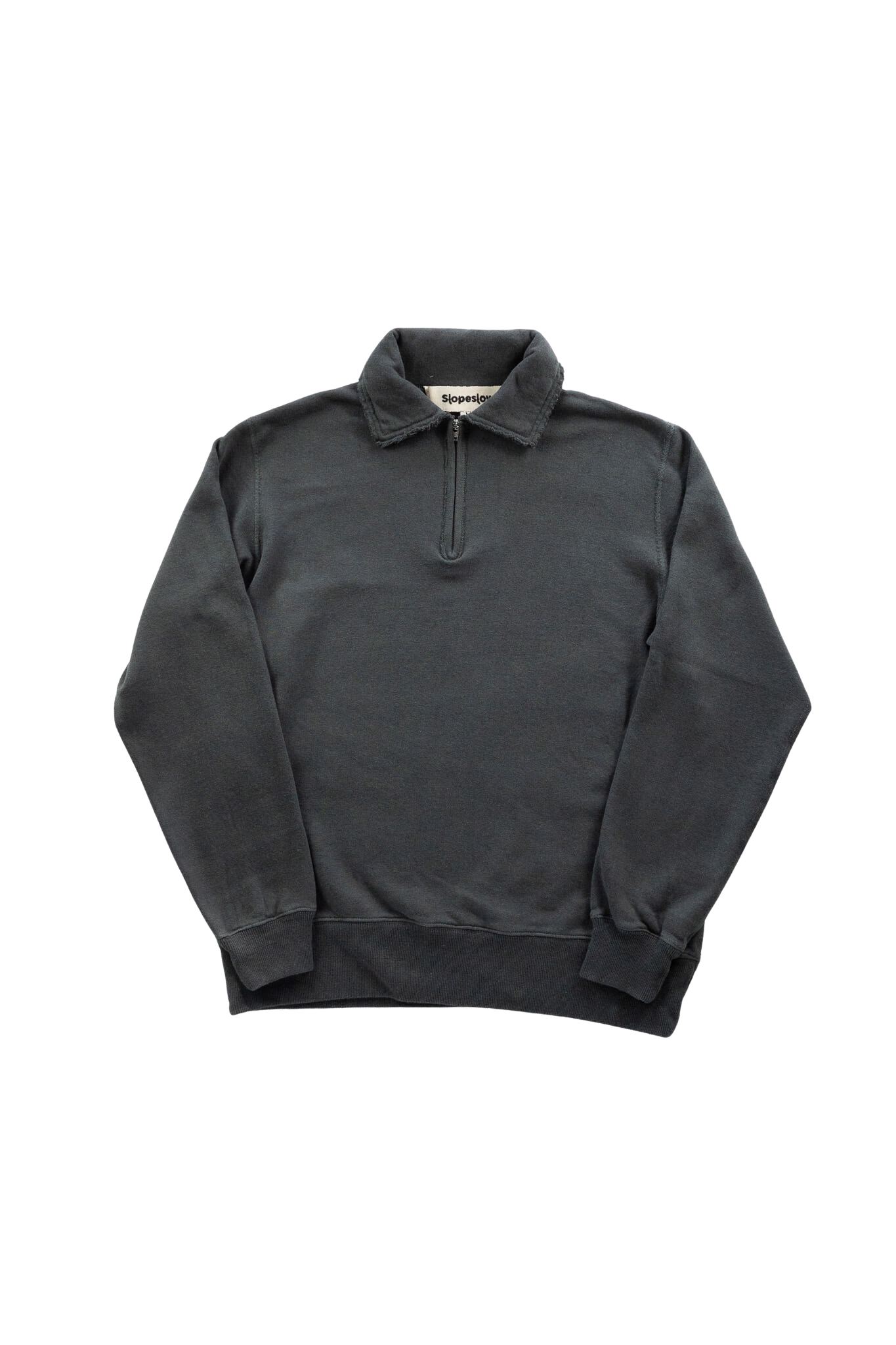 Slopeslow(スロープスロウ)/Half zip top carbon