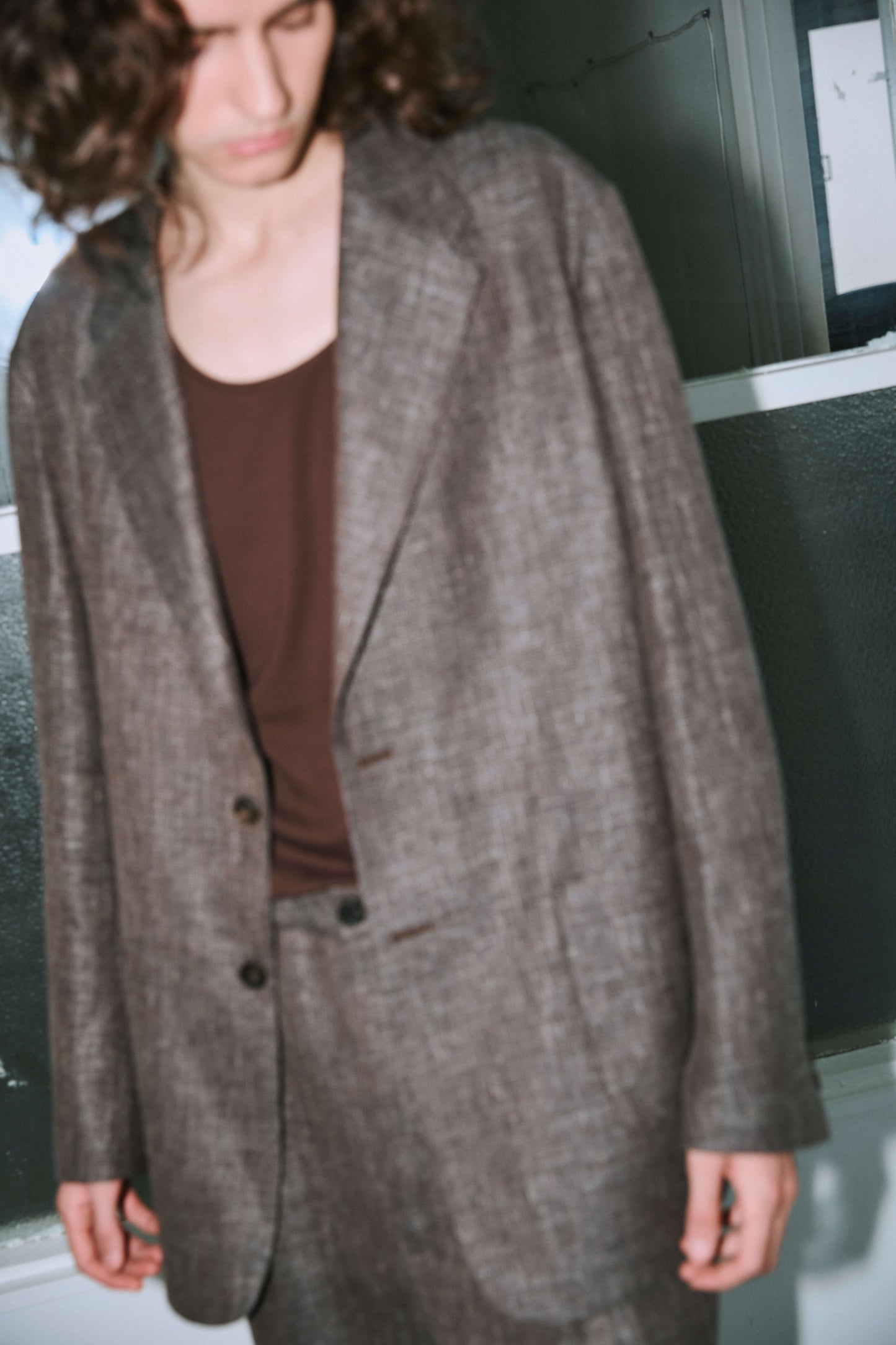 BISOWN(ビソウン)/WOOL LINEN 2B JACKET