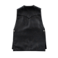 SARTO/LAMB LEATHER×CASHMERE REVERSIBLE VEST