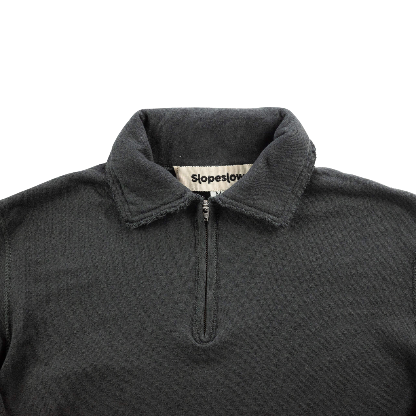 Slopeslow(スロープスロウ)/Half zip top carbon