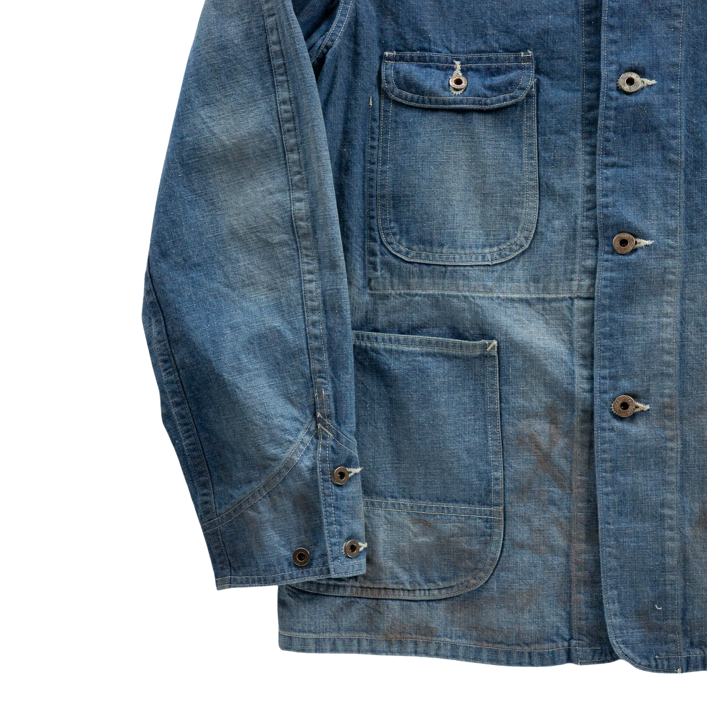 T.T Taiga Takahashi(ティー・ティー/タイガ タカハシ)/Lot.716 Damaged Coverall Jacket With Chinstrap