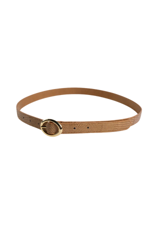 BISOWN(ビソウン)/LIZARD OVAL BELT/CM – PEAU DE L'OURS