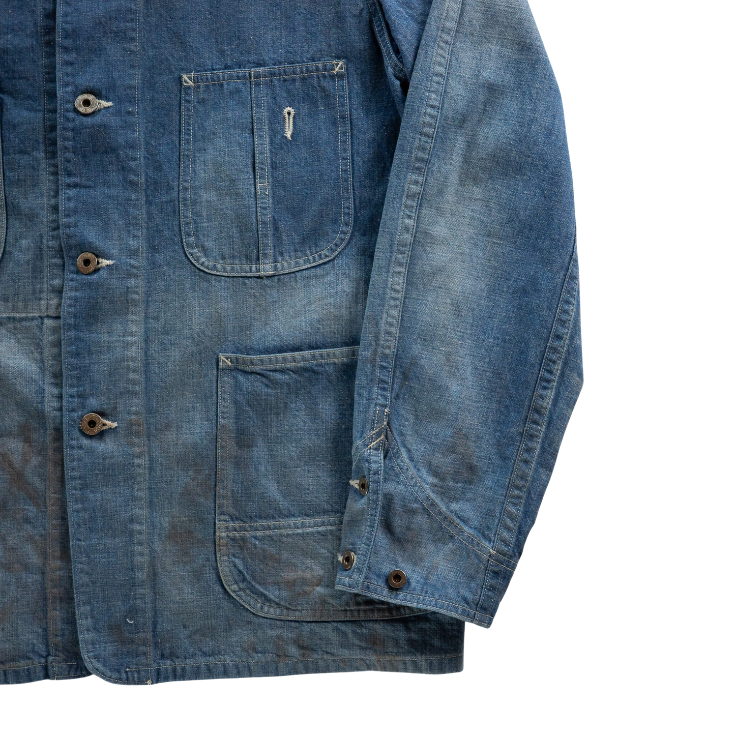 T.T Taiga Takahashi(ティー・ティー/タイガ タカハシ)/Lot.716 Damaged Coverall Jacket With Chinstrap