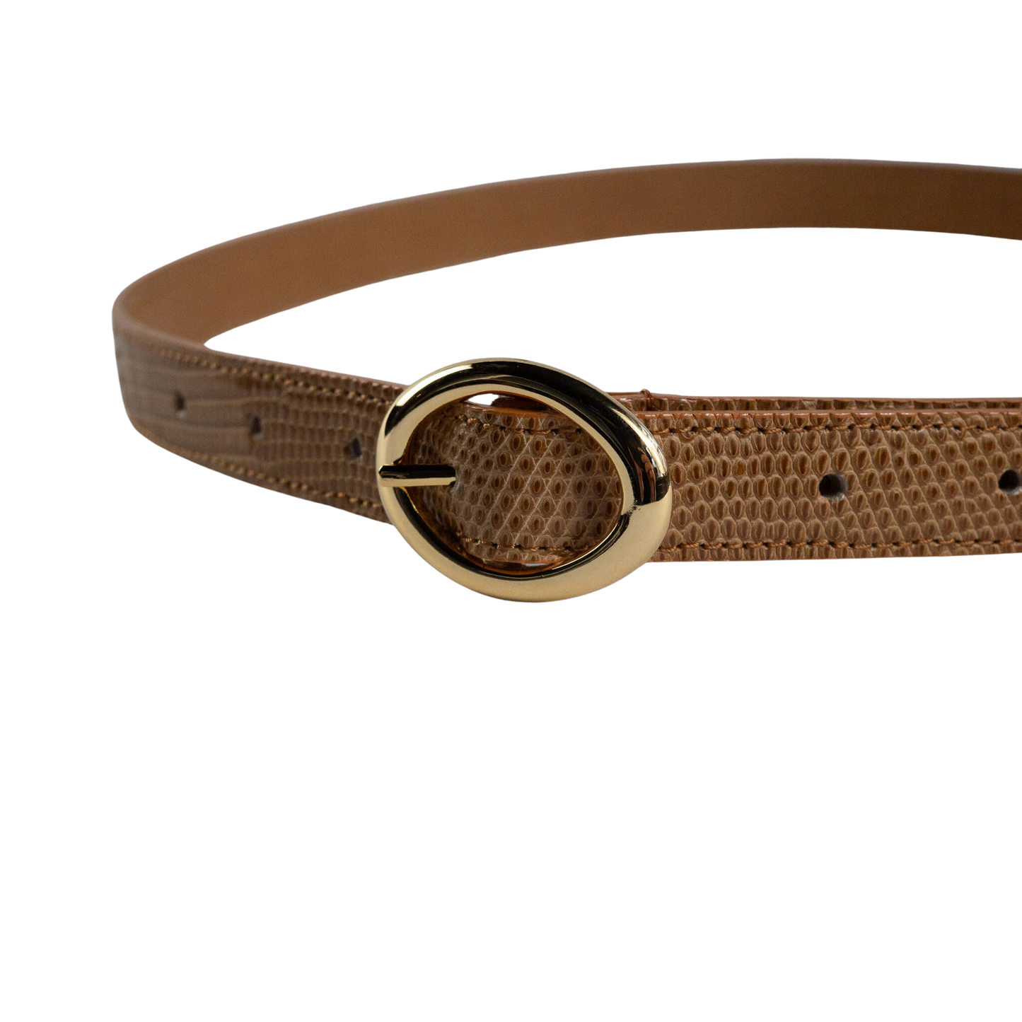 BISOWN(ビソウン)/LIZARD OVAL BELT/CM