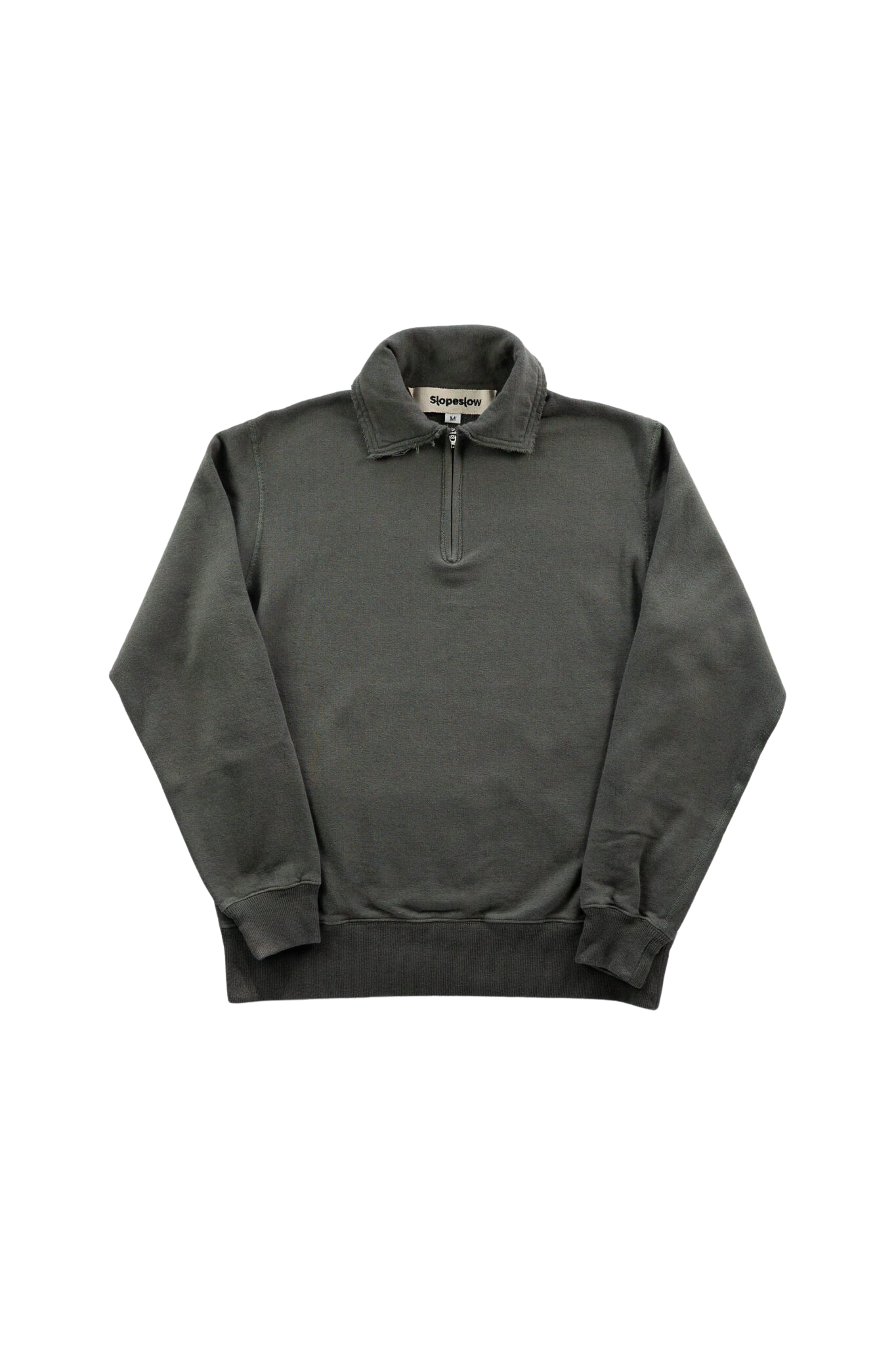 Slopeslow(スロープスロウ)/Half zip top khaki