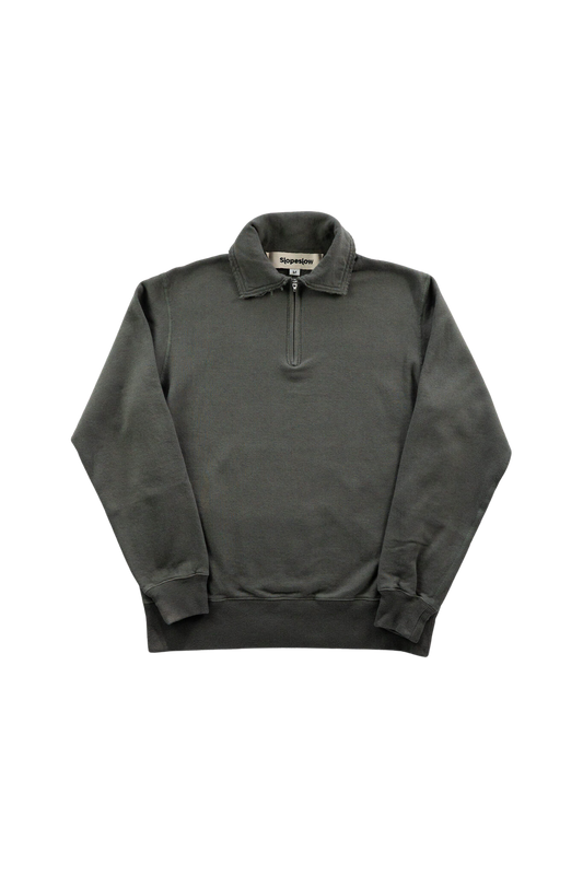 Slopeslow(スロープスロウ)/Half zip top khaki