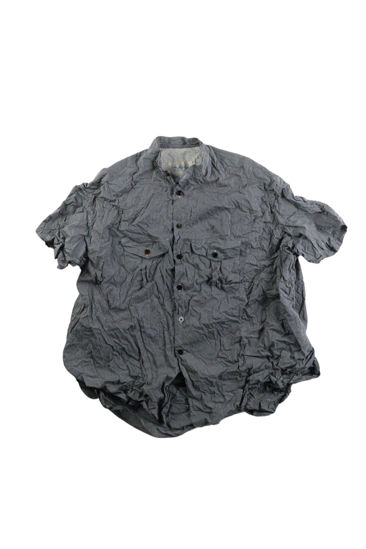 The crooked Tailor/French stand collar half sleeve work shirts