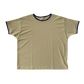 BISOWN(ビソウン)/PIMA MOKLODI RINGER TEE YELLOW×BLUE