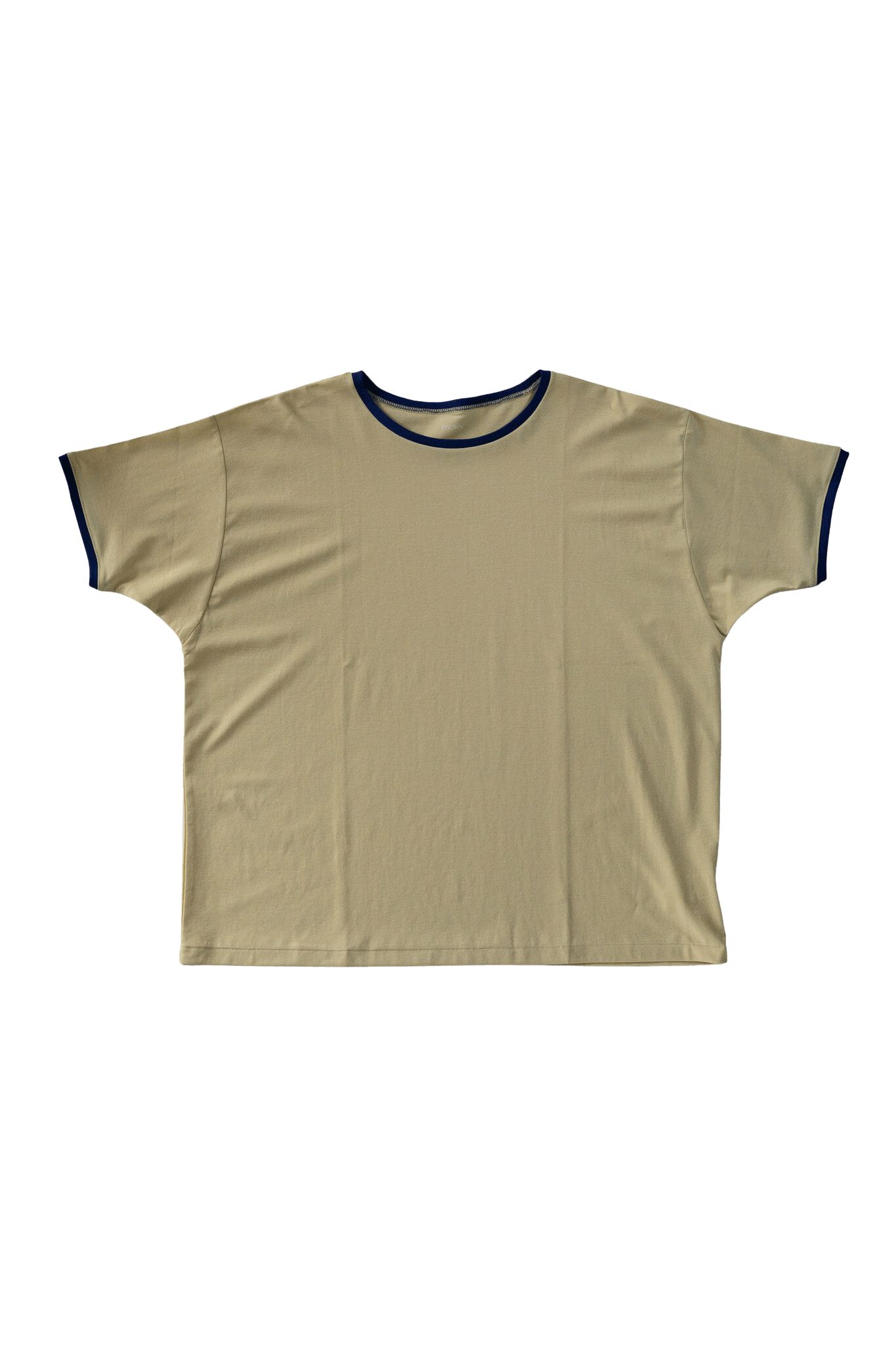 BISOWN(ビソウン)/PIMA MOKLODI RINGER TEE YELLOW×BLUE