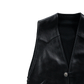 SARTO/LAMB LEATHER×CASHMERE REVERSIBLE VEST