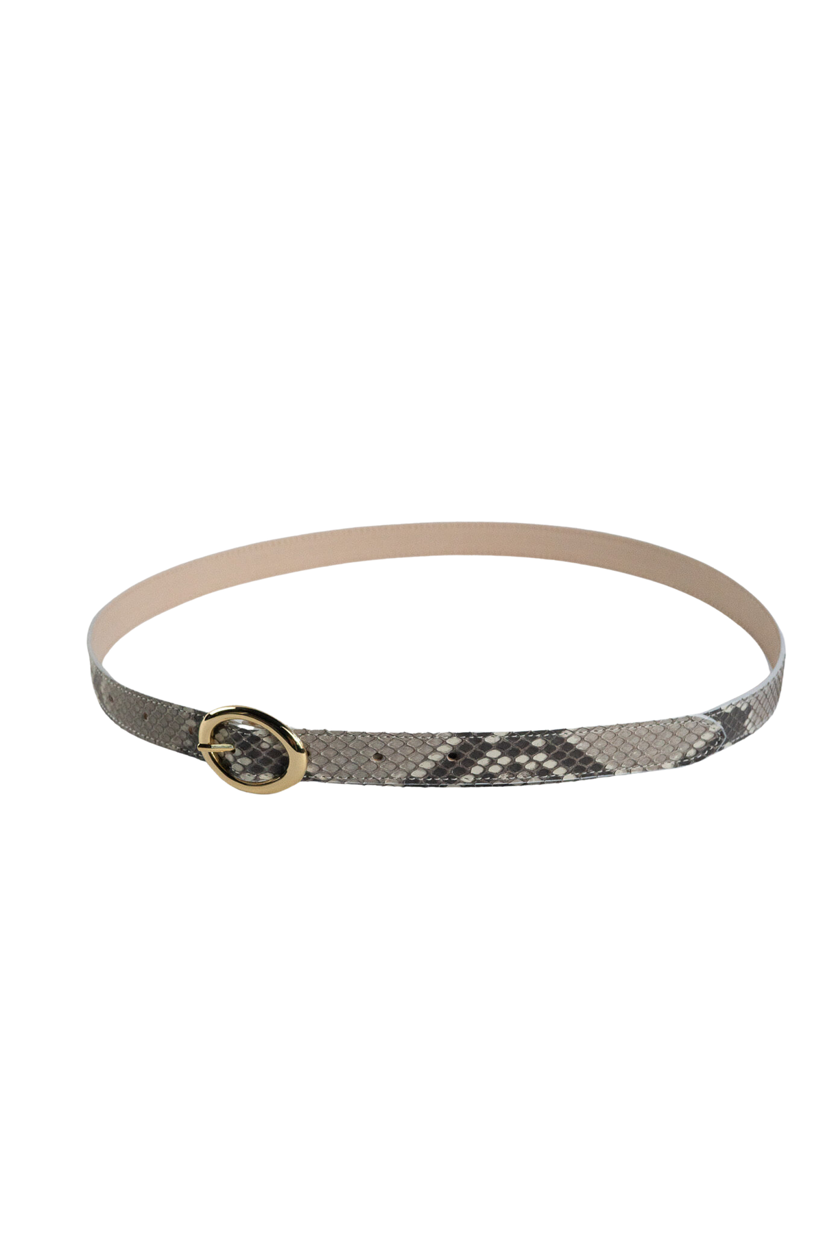 BISOWN(ビソウン)/PYTHON OVAL BELT/NA – PEAU DE L'OURS