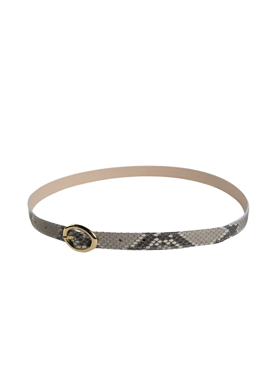 BISOWN(ビソウン)/PYTHON OVAL BELT/NA