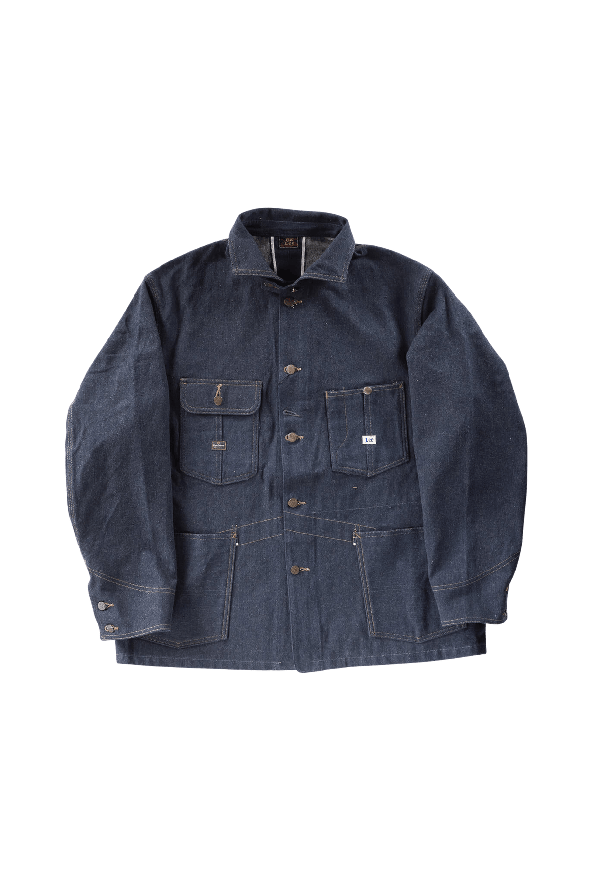 Lee × Nigel Cabourn OX'ed Silver/RAILWAY MAN LOCO JACKET