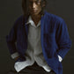 TOHNAI/COLLARLESS SHIRT