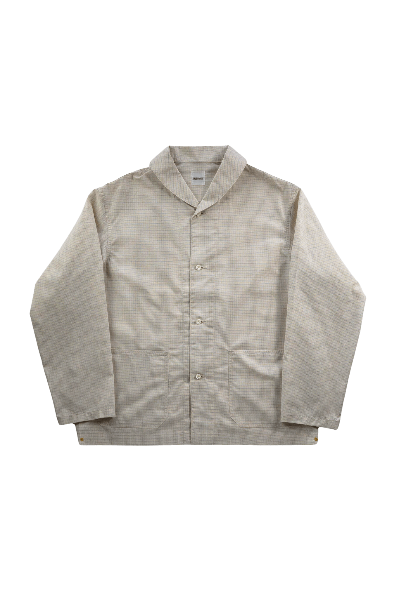 BISOWN(ビソウン)/DEADSTOCK TC MINICHECK SHAWL SHIRTS