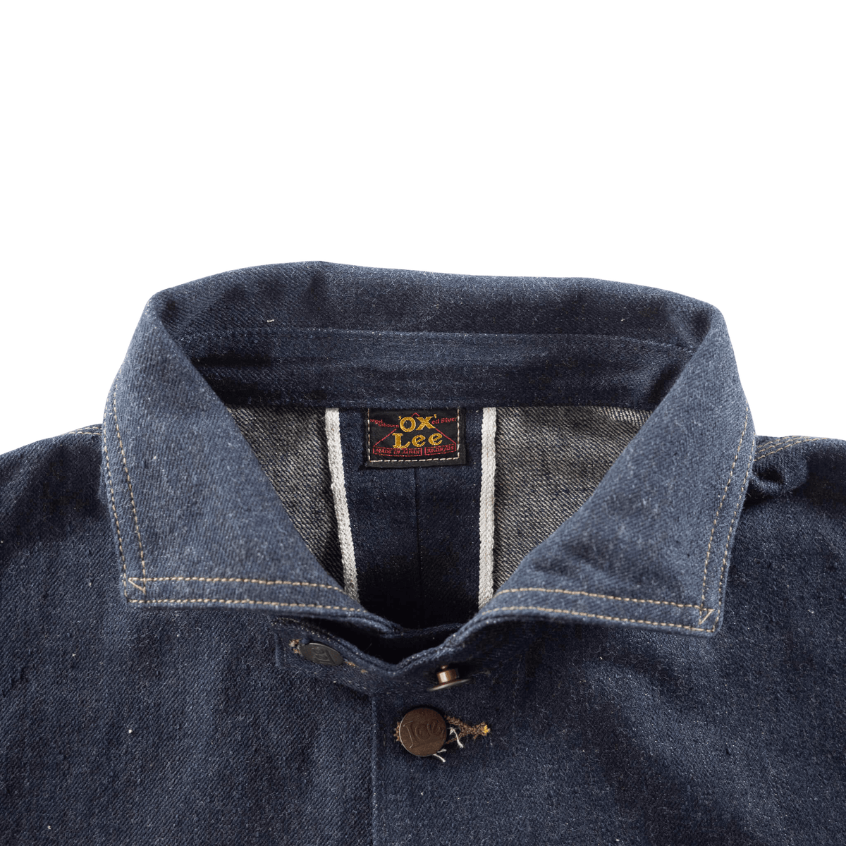 Lee × Nigel Cabourn OX'ed Silver/RAILWAY MAN LOCO JACKET