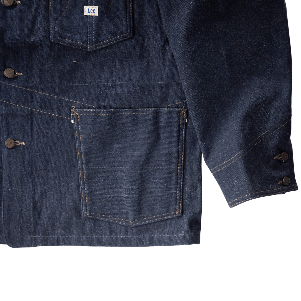 Lee × Nigel Cabourn OX'ed Silver/RAILWAY MAN LOCO JACKET