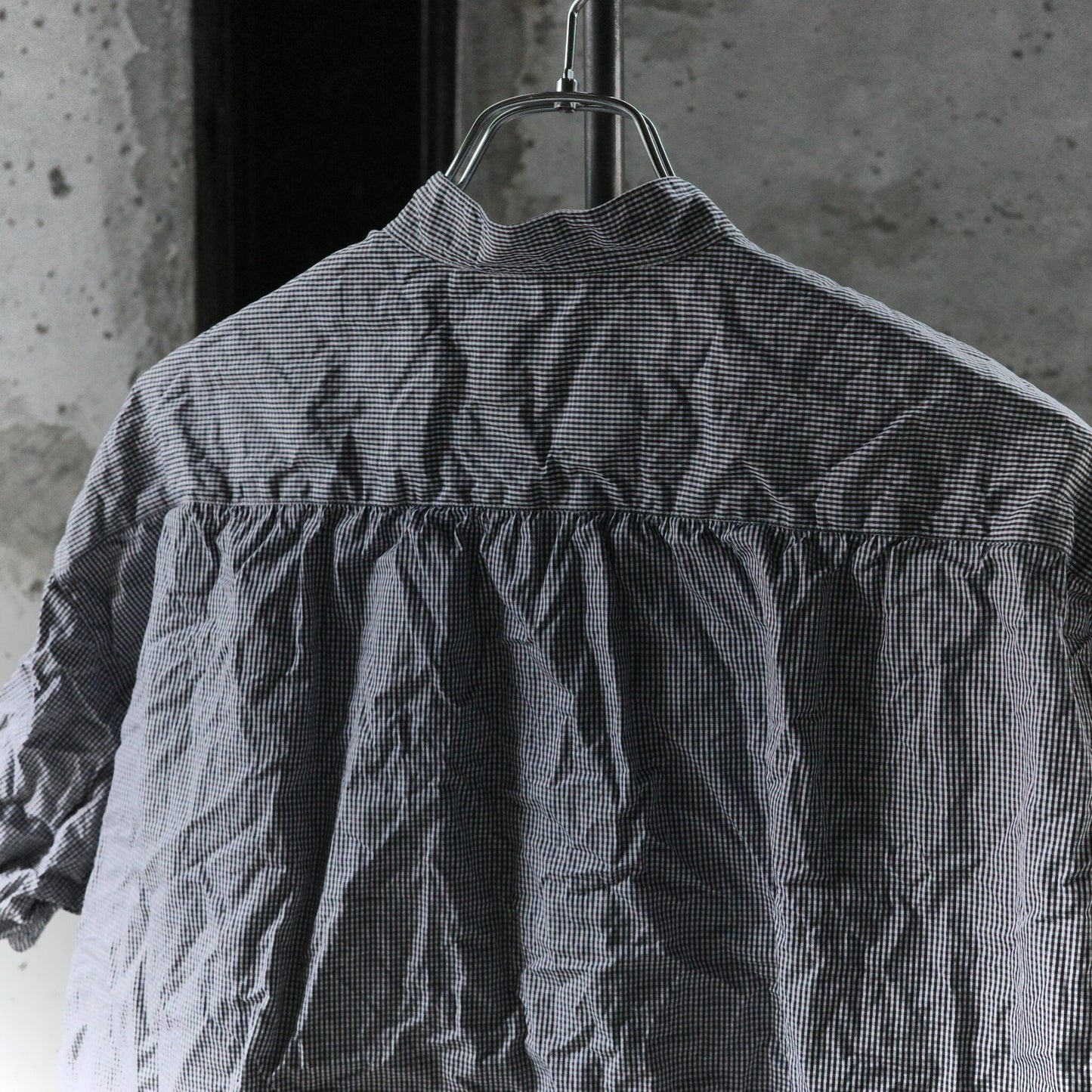 The crooked Tailor/French stand collar half sleeve work shirts