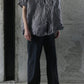 The crooked Tailor/French stand collar half sleeve work shirts