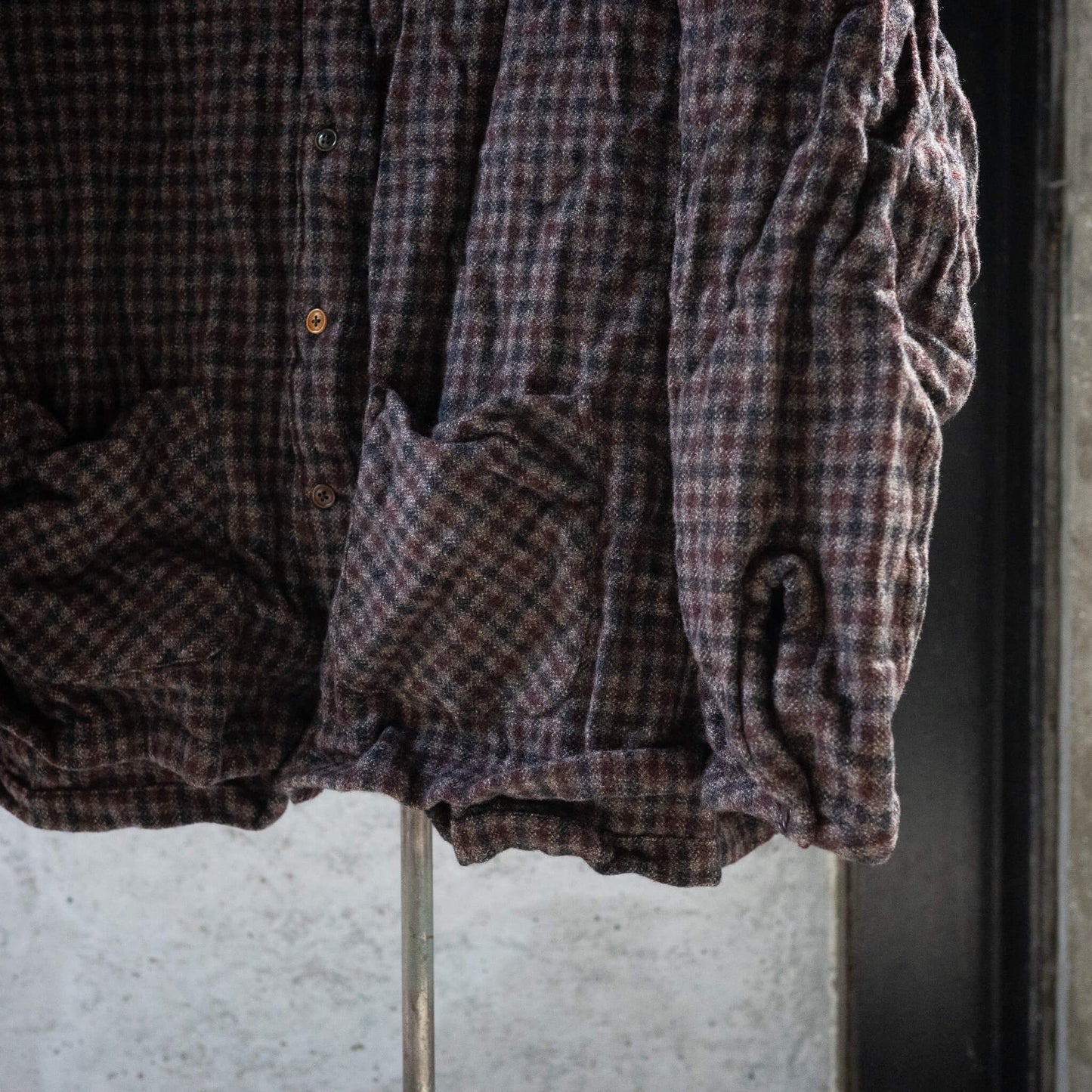 The crooked Tailor/Crew neck over cardigan shirts jacket