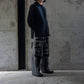 SARTO/LAMB LEATHER×CASHMERE REVERSIBLE VEST