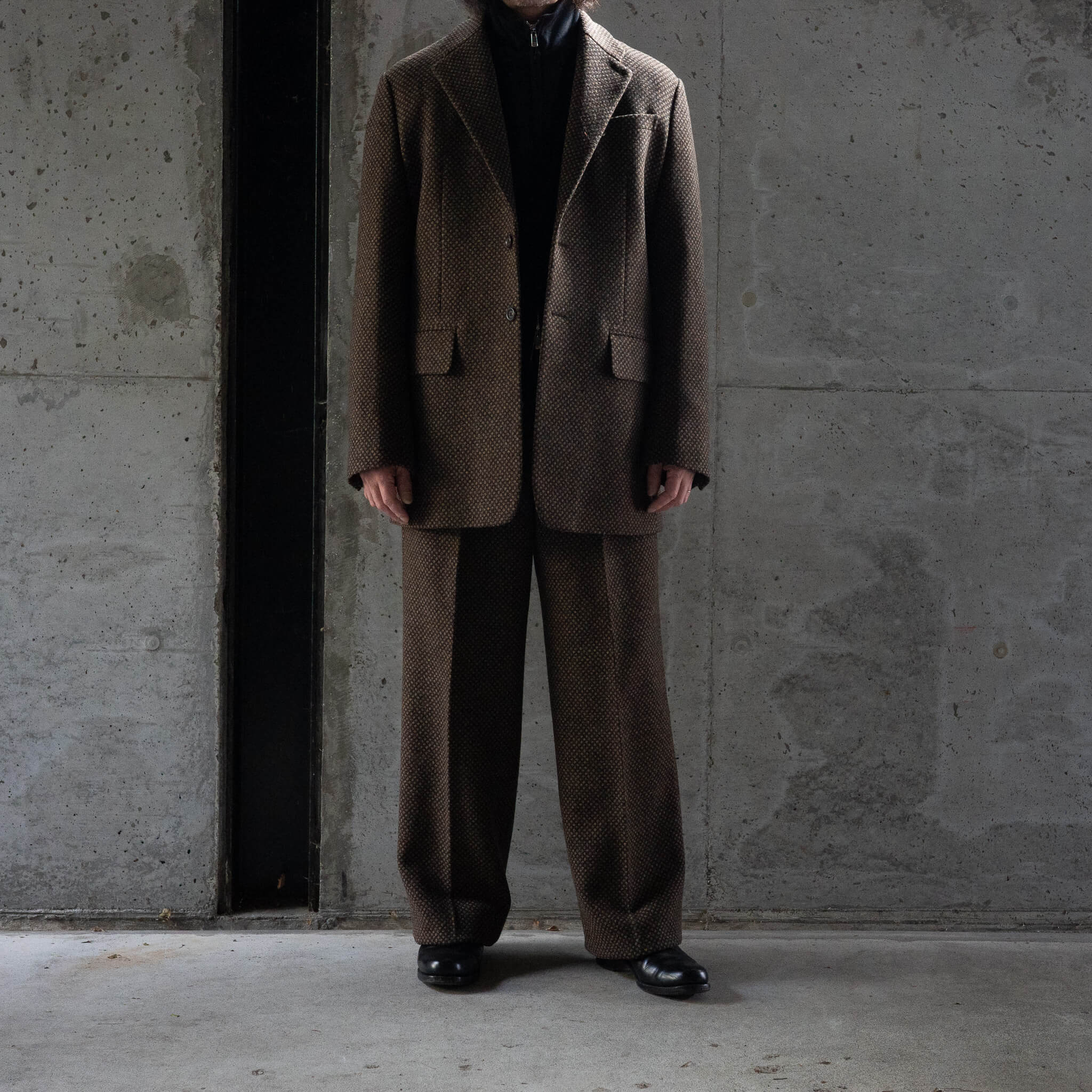 BISOWN(ビソウン)/HEAVY WOOL 1TUCK EASY SLACKS – PEAU DE L'OURS