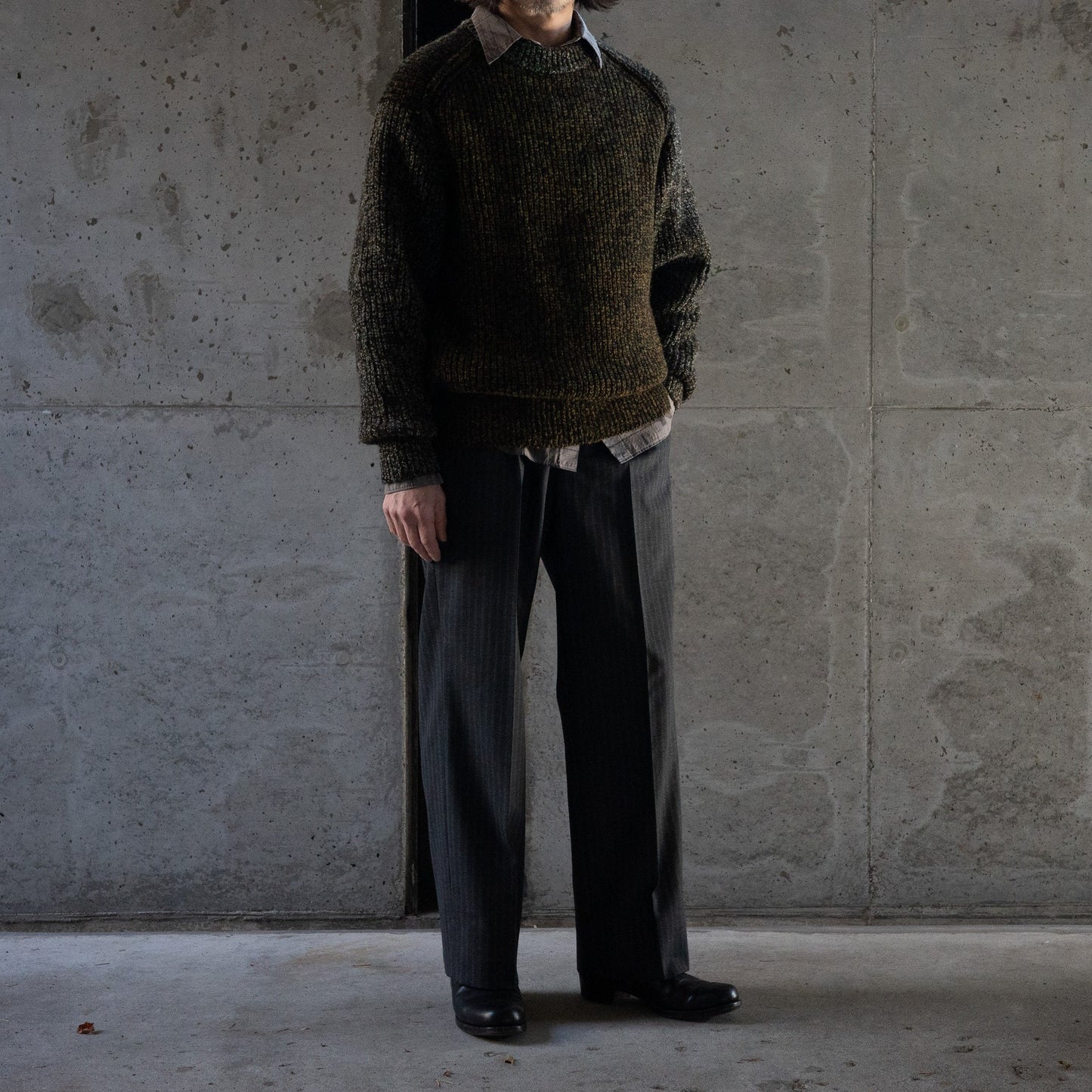 Slopeslow(スロープスロウ)/crew neck sweater