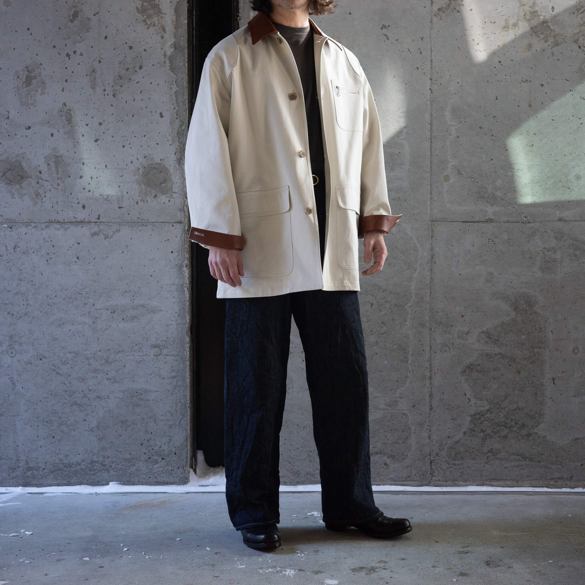 BISOWN(ビソウン)/COTTON GABA HUNTING JACKET – PEAU DE L'OURS