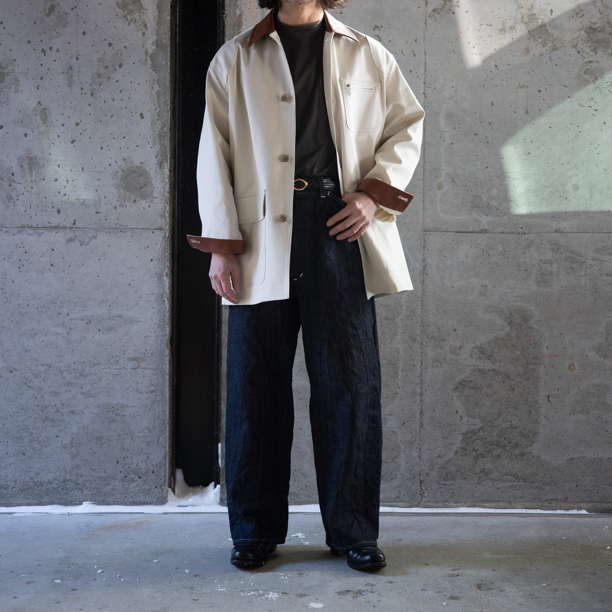 BISOWN(ビソウン)/COTTON GABA HUNTING JACKET – PEAU DE L'OURS